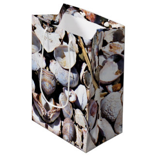 Sacola Para Presentes Média Med Gift Bag Sea Shells