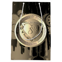 Medalhão de Coração Bronze do 8º aniversário do ca