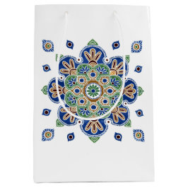 Sacola Para Presentes Média Medallion Gift Bag