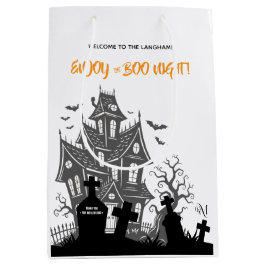 Sacola Para Presentes Média Medium Gift Bag : HALLOWEEN Home (white)