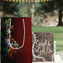 Sacola Para Presentes Média Meia-noite Aloha Gift Bag