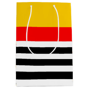 Sacola Para Presentes Média Meio espanhol Classic Stripe