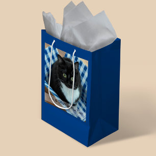 Sacola Para Presentes Média Melhor Foto Da Mãe De Gato