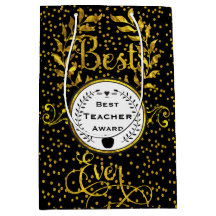 Melhor Prêmio de Professores Dourado com Black Obr