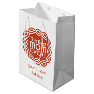 Sacola Para Presentes Média MELHORES sacos de presentes personalizados MOM