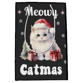 Sacola Para Presentes Média Meowy Catmas