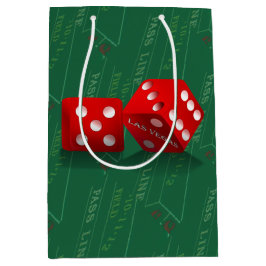 Sacola Para Presentes Média Mesa Com Dice Las Vegas