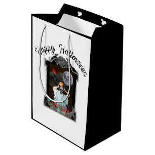 Sacola Para Presentes Média Mikitiez spooky vibes vintage gótica halloween