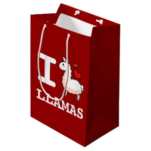 Sacola Para Presentes Média Mim lamas do lama