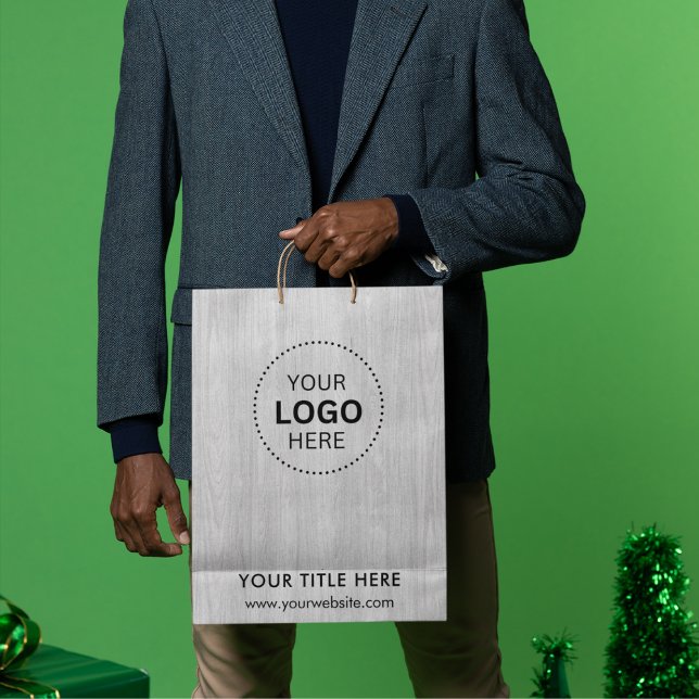 Sacola Para Presentes Média Mínima empresa moderna Bag de presentes (Minimalist Business Modern Gift Bag)