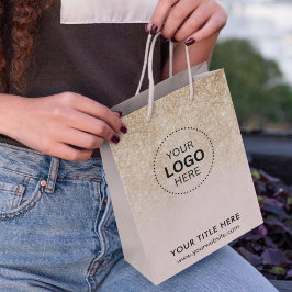 Sacola Para Presentes Média Mínima empresa moderna Bag de presentes