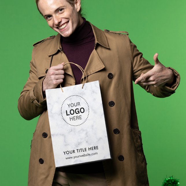 Sacola Para Presentes Média Mínima empresa moderna Bag de presentes (Minimalist Business Modern Gift Bag)