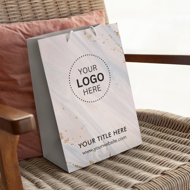 Sacola Para Presentes Média Mínima empresa moderna Bag de presentes (Minimalist Business Modern Gift Bag)