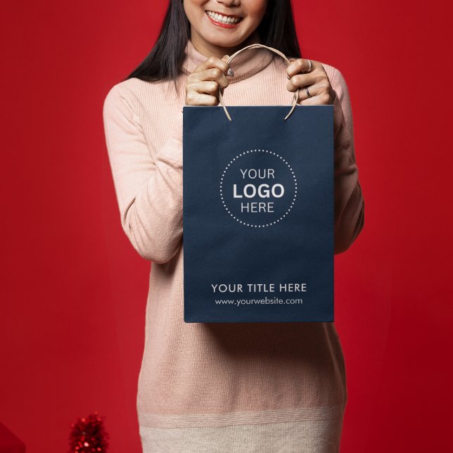 Sacola Para Presentes Média Mínima empresa moderna Bag de presentes (Minimalist Business Modern Gift Bag)