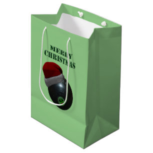 Sacola Para Presentes Média "Minimalistas Bowls Feliz Natal"