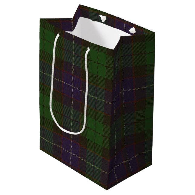 Sacola Para Presentes Média Mitchell Tartan (Frente inclinada)
