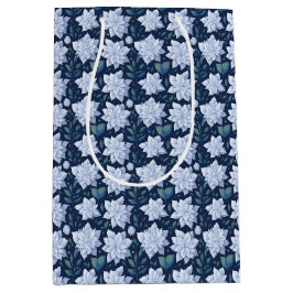 Sacola Para Presentes Média Mitternachtsblüte -