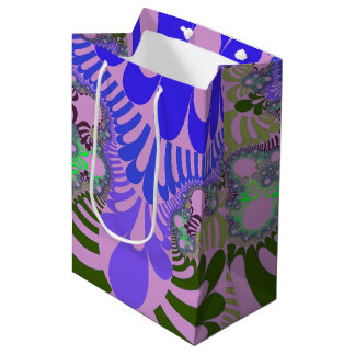 Sacola Para Presentes Média Mod rosa e roxo