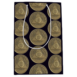 Sacola Para Presentes Média Moedas do Aniversário de 2 Anos