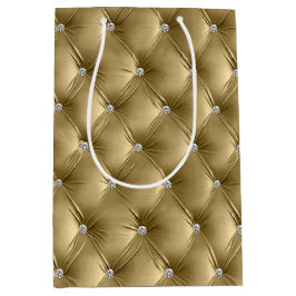 Sacola Para Presentes Média Molho Dourado feminino quente Velvet