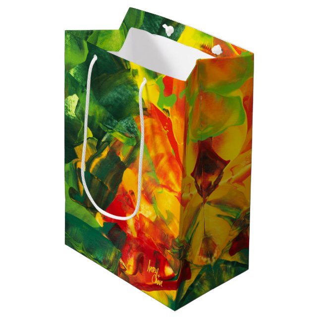 Sacola Para Presentes Média Momento de fusão de SPWW (Frente inclinada)