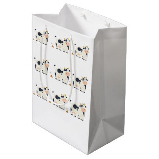 Sacola Para Presentes Média “Moody Cow” Wrapping Paper