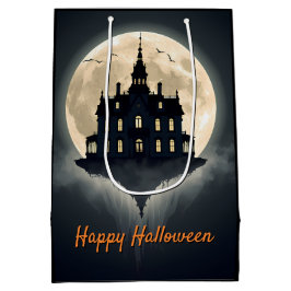 Sacola Para Presentes Média Moonlit Manor Halloween