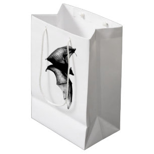 Sacola Para Presentes Média Morcegos Vampiros Góticos