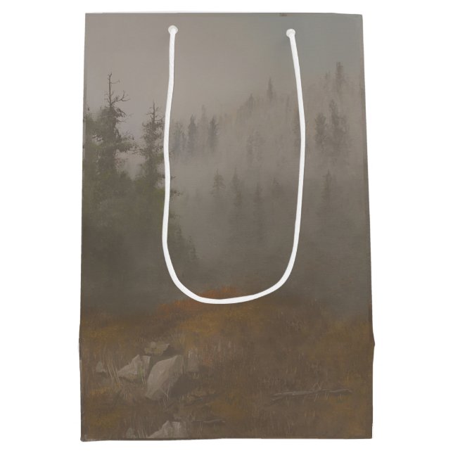 Sacola Para Presentes Média "Morning Mountain" (Verso)
