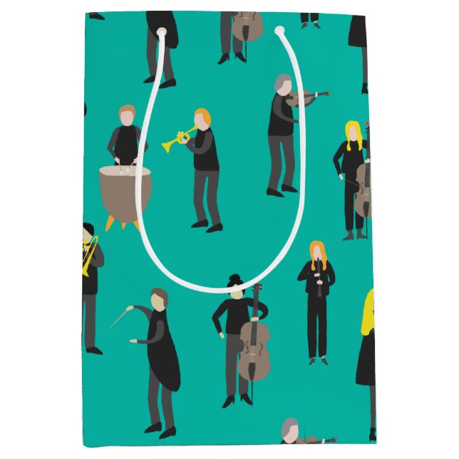 Sacola Para Presentes Média Música! (Frente)