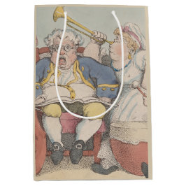 Sacola Para Presentes Média Música - Folha de Papel