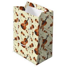 Sacola Para Presentes Média Musicário de Professores de Música Viola Violin