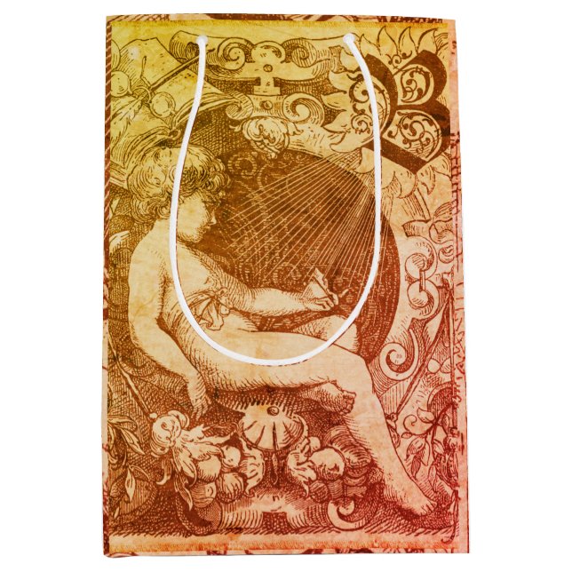 Sacola Para Presentes Média Musing Angel (Frente)