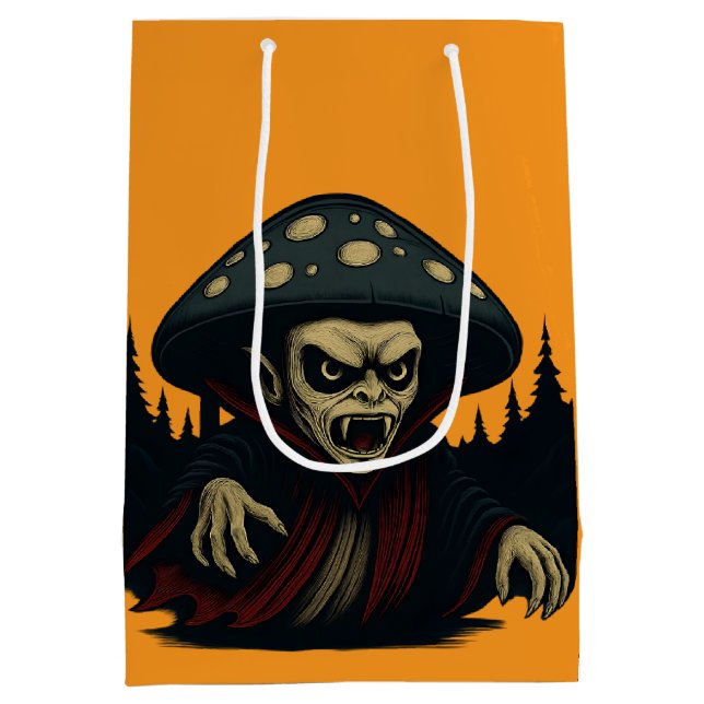 Sacola Para Presentes Média MycoVamp- Bleeding Tooth Fungi "orange" (Verso)