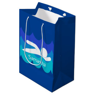 Sacola Para Presentes Média Nadar Design Gift Bag