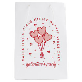 Sacola Para Presentes Média Namorados de Galentine fazem balões cardíacos