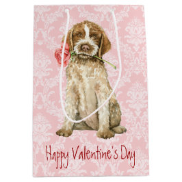 Sacola Para Presentes Média Namorados Rosa Griffon