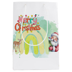 Sacola Para Presentes Média Natal
