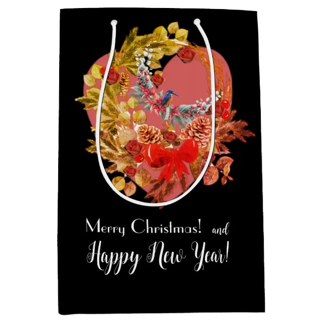 Sacola Para Presentes Média Natal! (Frente)