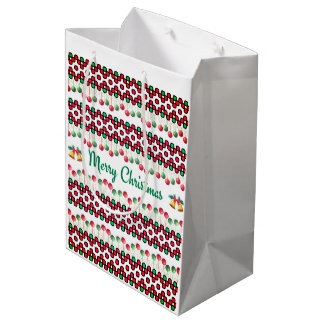 Sacola Para Presentes Média Natal