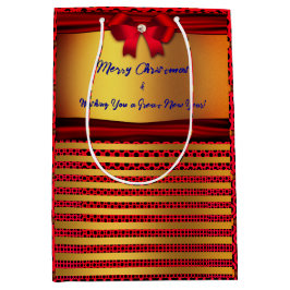 Sacola Para Presentes Média Natal - Ano Novo