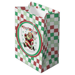Sacola Para Presentes Média Natal do Zoomie Papai Noel