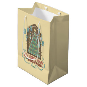 Sacola Para Presentes Média Natal no HOGWARTS™ Cookie Graphic