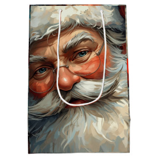 Sacola Para Presentes Média Natal Papai Noel