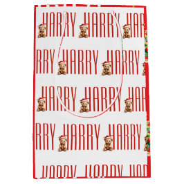 Sacola Para Presentes Média Natal personalizado