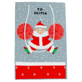 Sacola Para Presentes Média Natal personalizado de animação