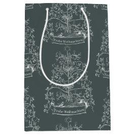 Sacola Para Presentes Média Natal Tradicional do Velho Mundo