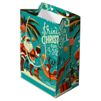 Sacola Para Presentes Média Natal Trini