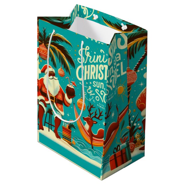 Sacola Para Presentes Média Natal Trini (Verso inclinado)