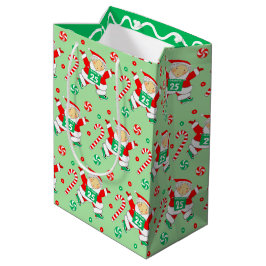 Sacola Para Presentes Média Natal Único de Corrida
